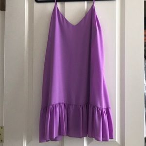 Lulus purple flowy dress